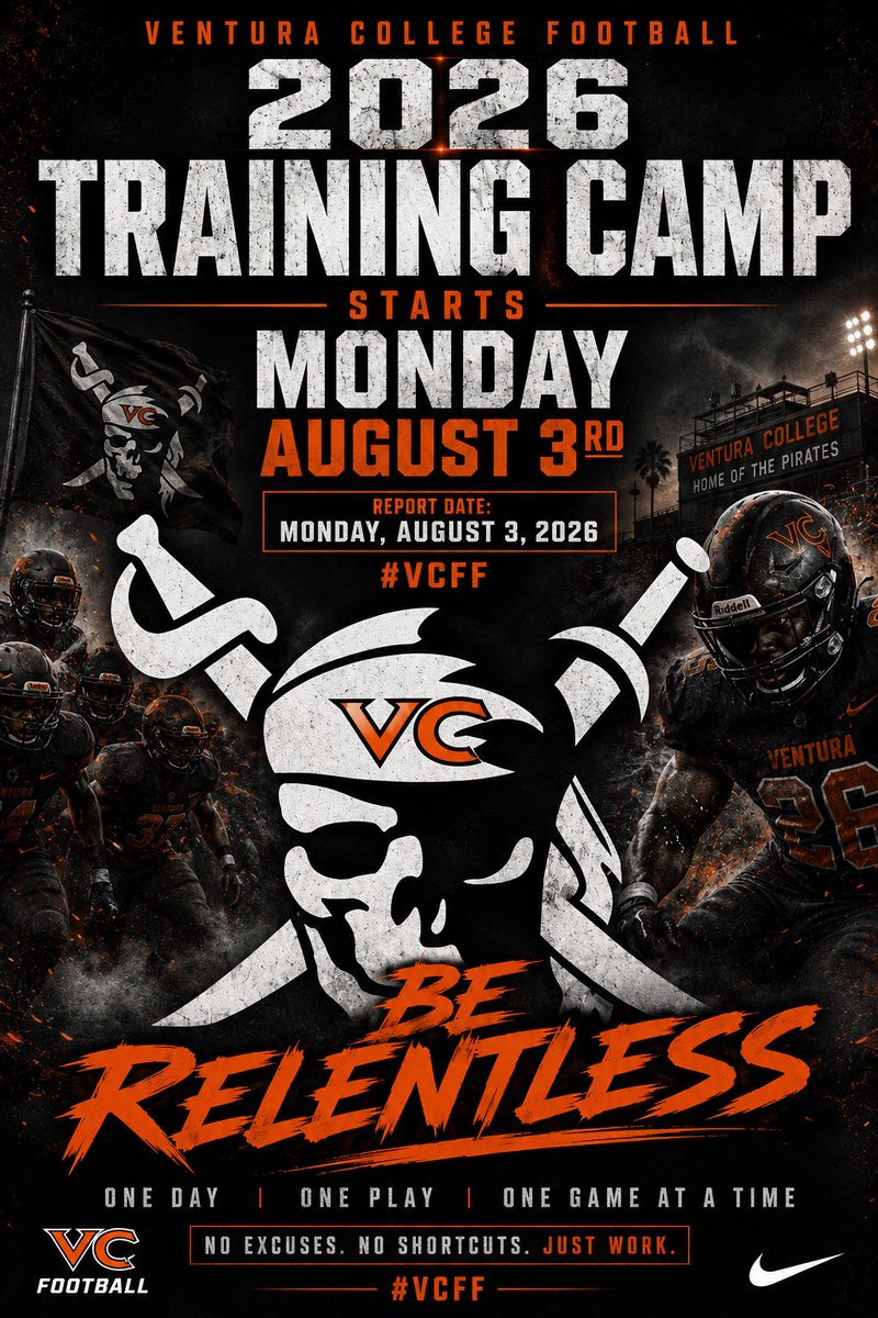 VCPirateFB's tweet photo. 24 Hours Away #VCFF https://t.co/HAW4ZvWcHA