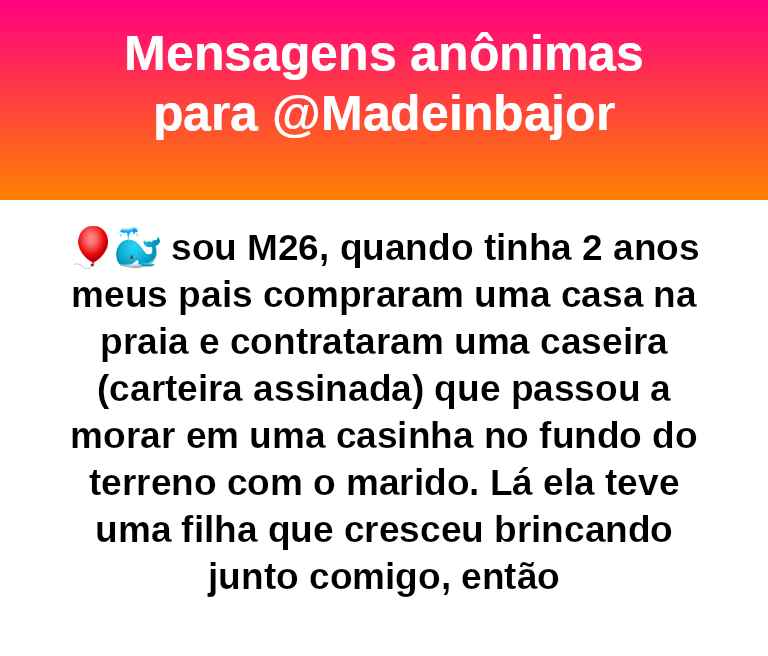 fibinha's tweet photo. #bajo43982
🎈🐳 M26
Procure um advogado especializado em direito imobiliário/família. Leve toda a história: tempo de moradia, ausência de contrato, pagamentos de contas, ajudas informais. Ele vai avaliar risco de usucapião e a melhor estratégia (ação de reintegração de posse, notificação extrajudicial, acordo, etc.).
Documente tudo. #furafila