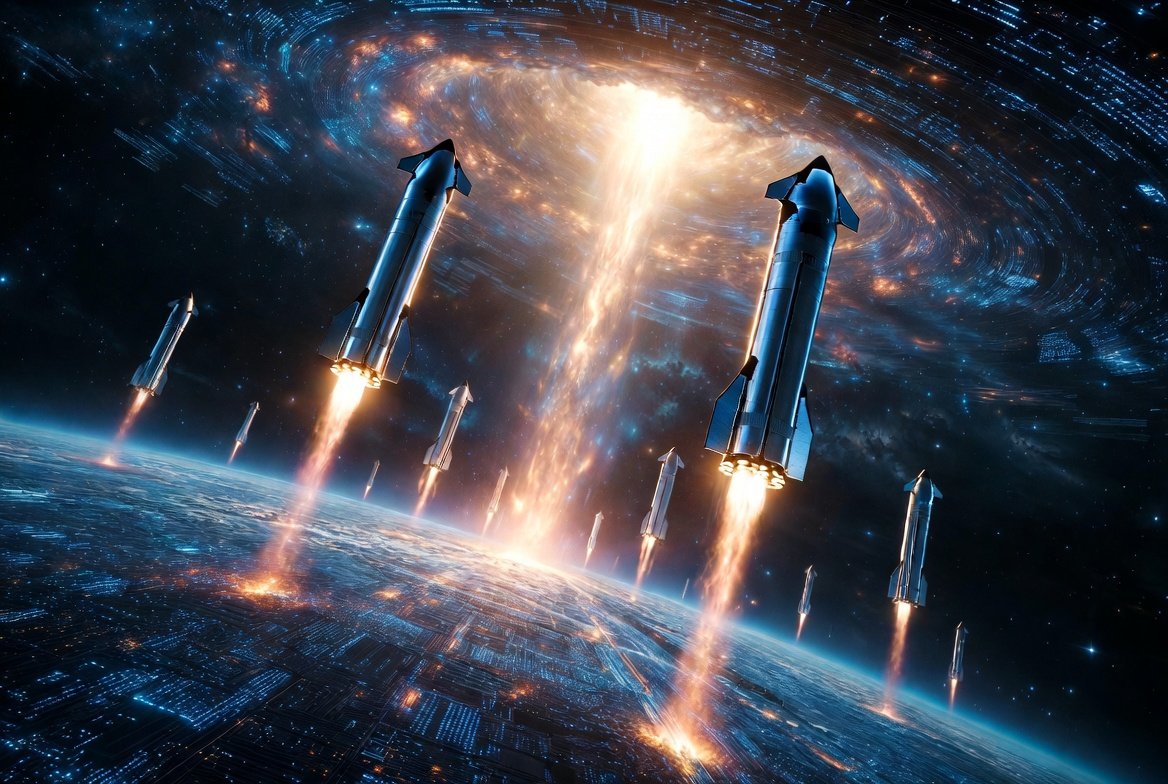 Singularityspcx's tweet photo. The point of no return… in the best possible way 
$singularity https://t.co/LDYqDrW5NY