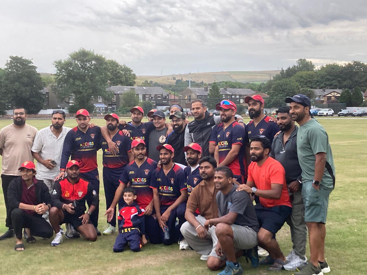 GtrMcrCricket's tweet photo. Congratulations to Cheetham Hill Utd Tigers on winning the 2026 Middleton Associates GMCL20 Championship after a thrilling, closely fought final against Milnrow Rams this afternoon. https://t.co/TEcKHsVl8o