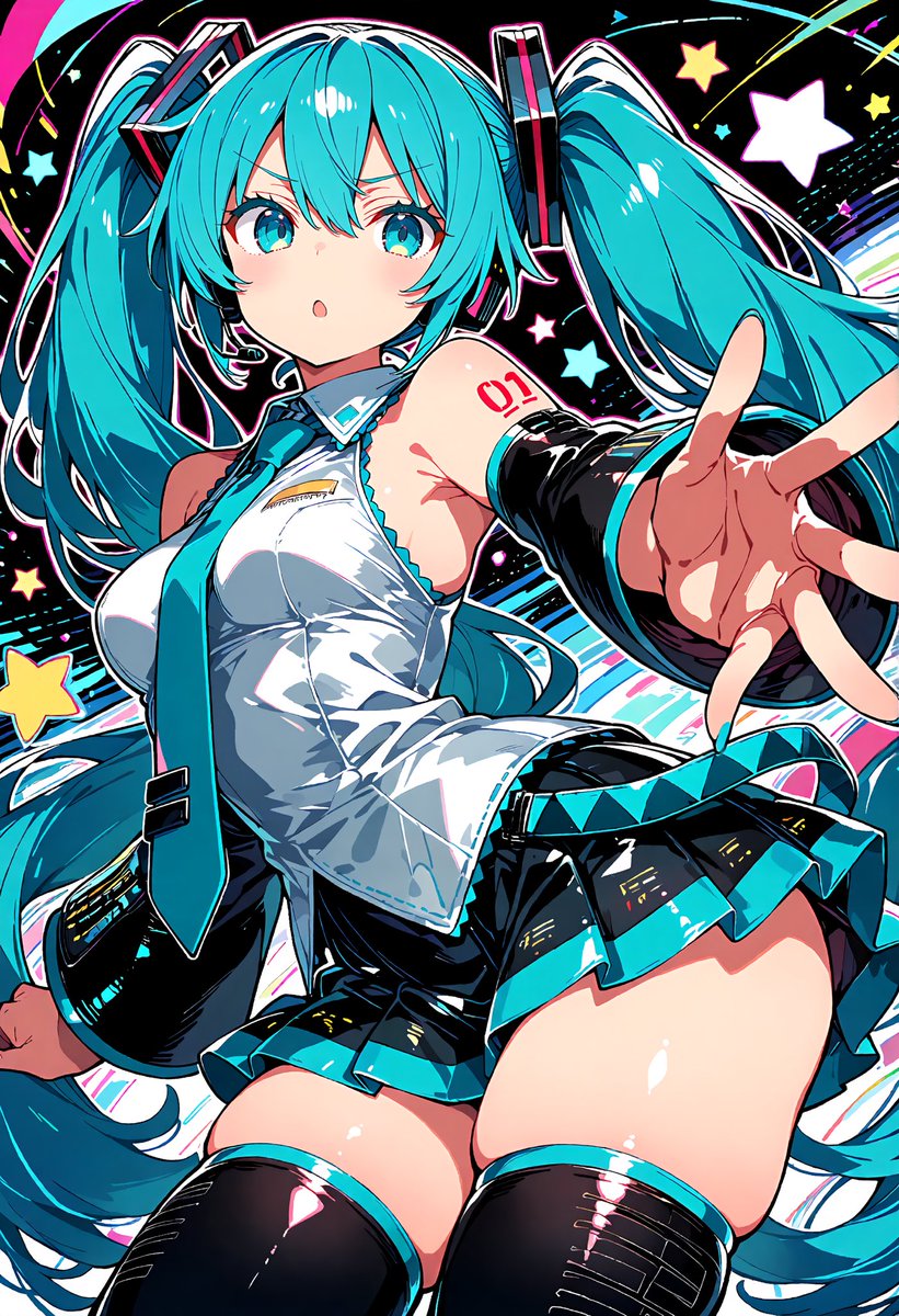 OGIN_21's tweet photo. リクエストを頂いた初音ミクさん♪💕

#AIイラスト https://t.co/Oztcem3Fm9