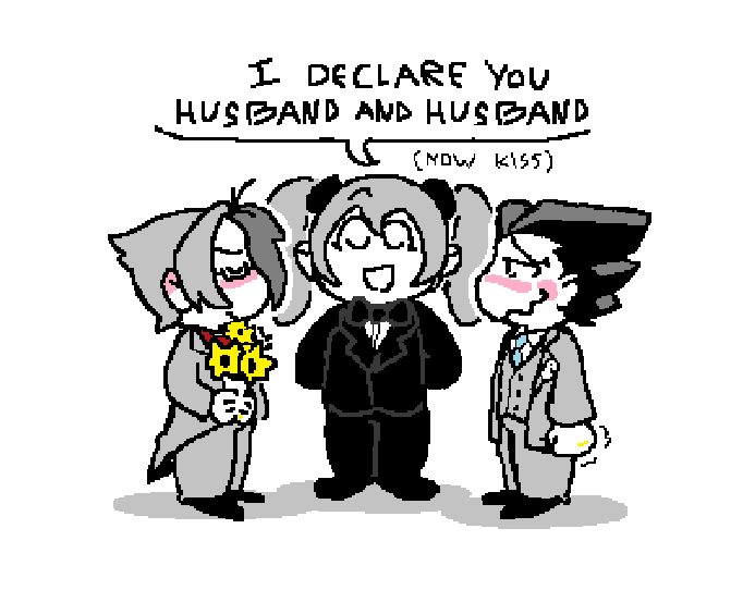 RybeanExists's tweet photo. Someone suggested Miku herself should bless the narumitsu union... https://t.co/hjKC6dUgnR