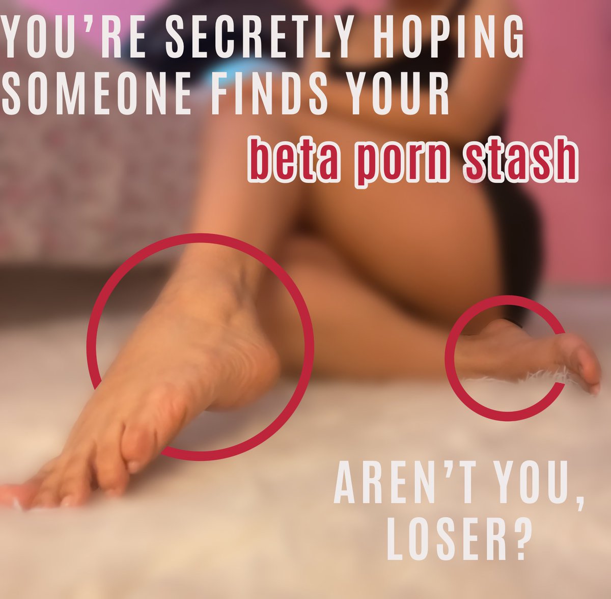 betasafelotus's tweet photo. This wasnโt posted to impress everyone. It was posted so the betas could expose themselves in the comments. ๐ค๐ฃ
โ
#betasafe #censoredforbetas #cuck #betamale #loserporn #betazone #censored #gooner #BetaBitchBoy #betaboi #feetfetish #paypig #footfetish #findom #feet https://t.co/U7Qiml9kpW