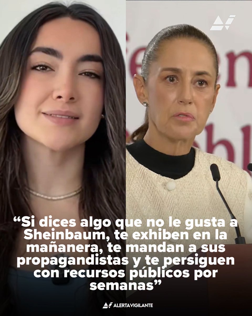 jose_anbriz's tweet photo. La abogada y creadora de contenido, Natalia Torres, encendió el debate en las redes sociales tras publicar un contundente video en el que critica severamente los nuevos lineamientos para proteger los derechos de las audiencias, anunciados por la presidenta Claudia Sheinbaum. https://t.co/m4b2ICd5RH