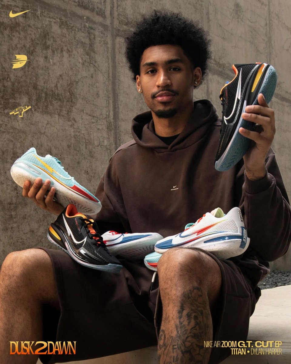 houseofheat's tweet photo. Dylan Harper’s TITAN x Nike G.T. Cut Pack Drops August 6 ⚡️ https://t.co/24aTtuegDW