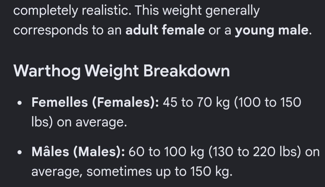 Moyledtw's tweet photo. I actually weigh as much as a warthog that disgusts me. https://t.co/MMaD1bc0yS