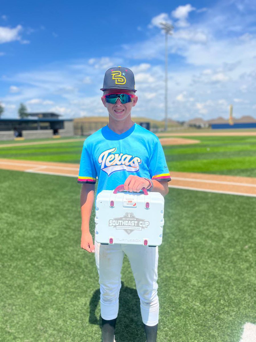 2Dsportsbsb's tweet photo. 🌟Team Texas / Tennessee MVP🌟

Jackson Fisbeck 

#MVP https://t.co/y3RwknH739