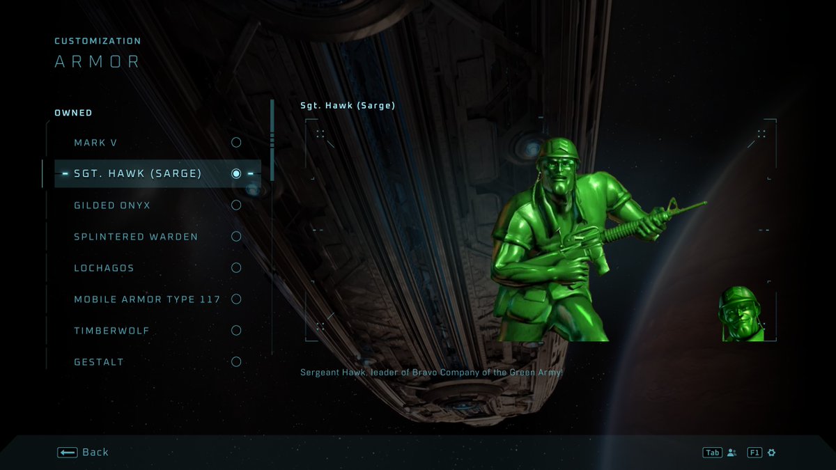 Glitch597O's tweet photo. Back to more non Halo things ported to Campaign Evolved for fun!

Probably will be very niche, but here's a port of a character from a very underrated series, Sarge from Army Men!

The mod is available here! https://t.co/PzR6NrduBA https://t.co/afpuJZn8dY