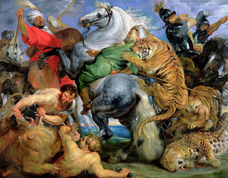 Norb_Lawrence's tweet photo. Peter Paul Rubens - The Tiger Hunt, 1616 https://t.co/SsWUa5tbgZ