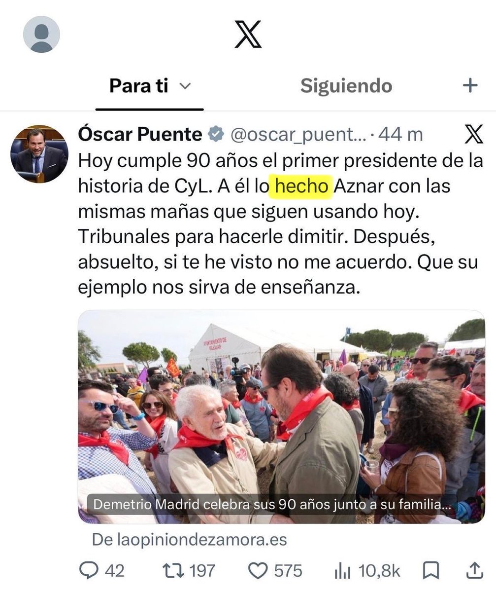 Sr_Donze's tweet photo. El ministro Puente es de los que se hace un lío con el verbo hacer y el verbo echar. Lo de la tilde ya es pedir demasiado. Además de faltón, analfabeto. https://t.co/rW8F1VYvsU