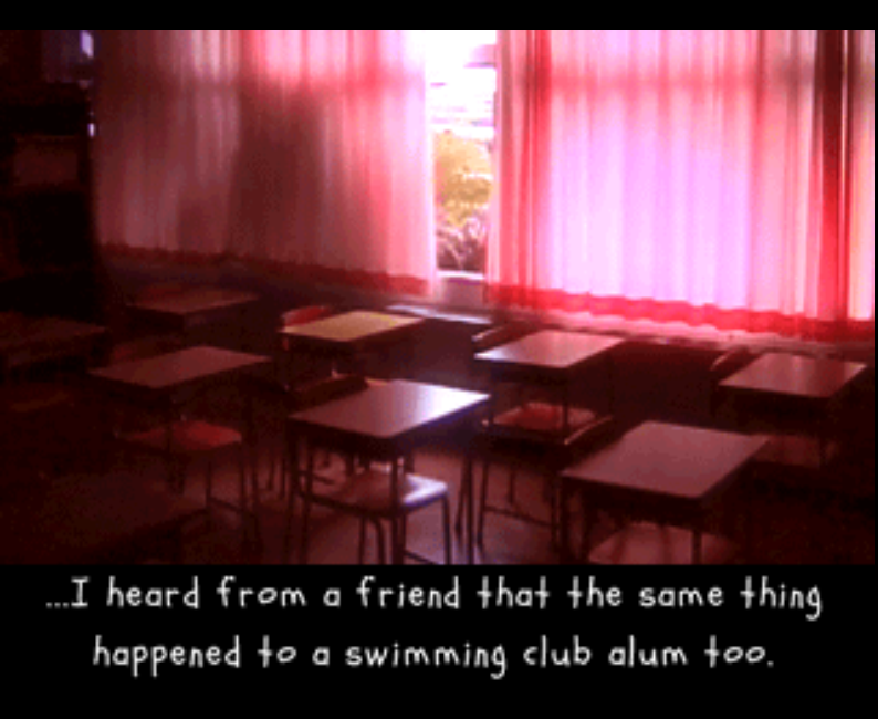 Kazetrigger's tweet photo. A Yuuyami Doori Tankentai English fan-translation patch is underway, with the game intro completed.

This project will involve a brand new, human (non-AI) translation with an eye for capturing the way that students would naturally speak in the 90s. https://t.co/7IuvQEoJFl