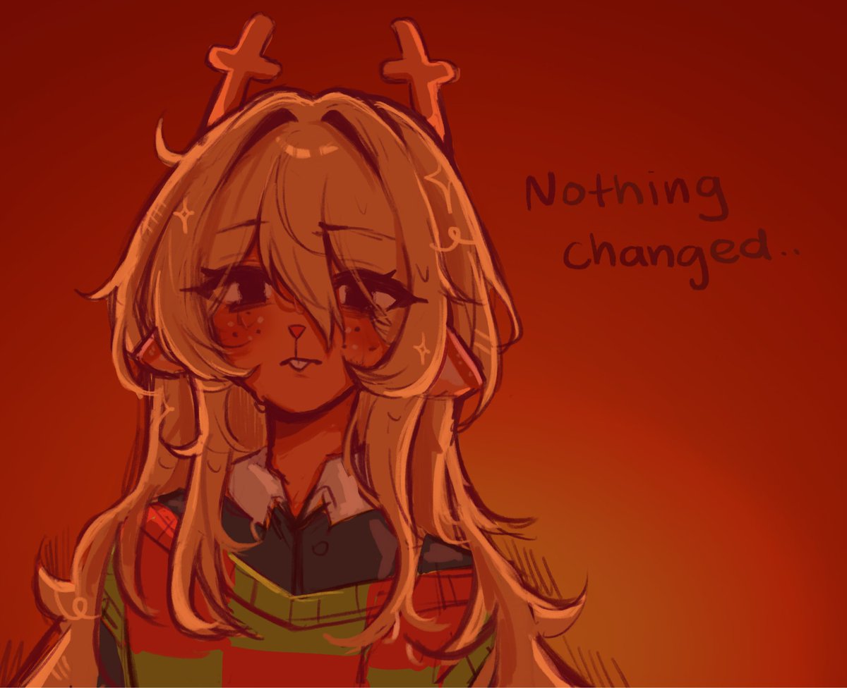 Nyamemaoo's tweet photo. Noelle doodle b4 I sleep https://t.co/Ru1hWH6WWy