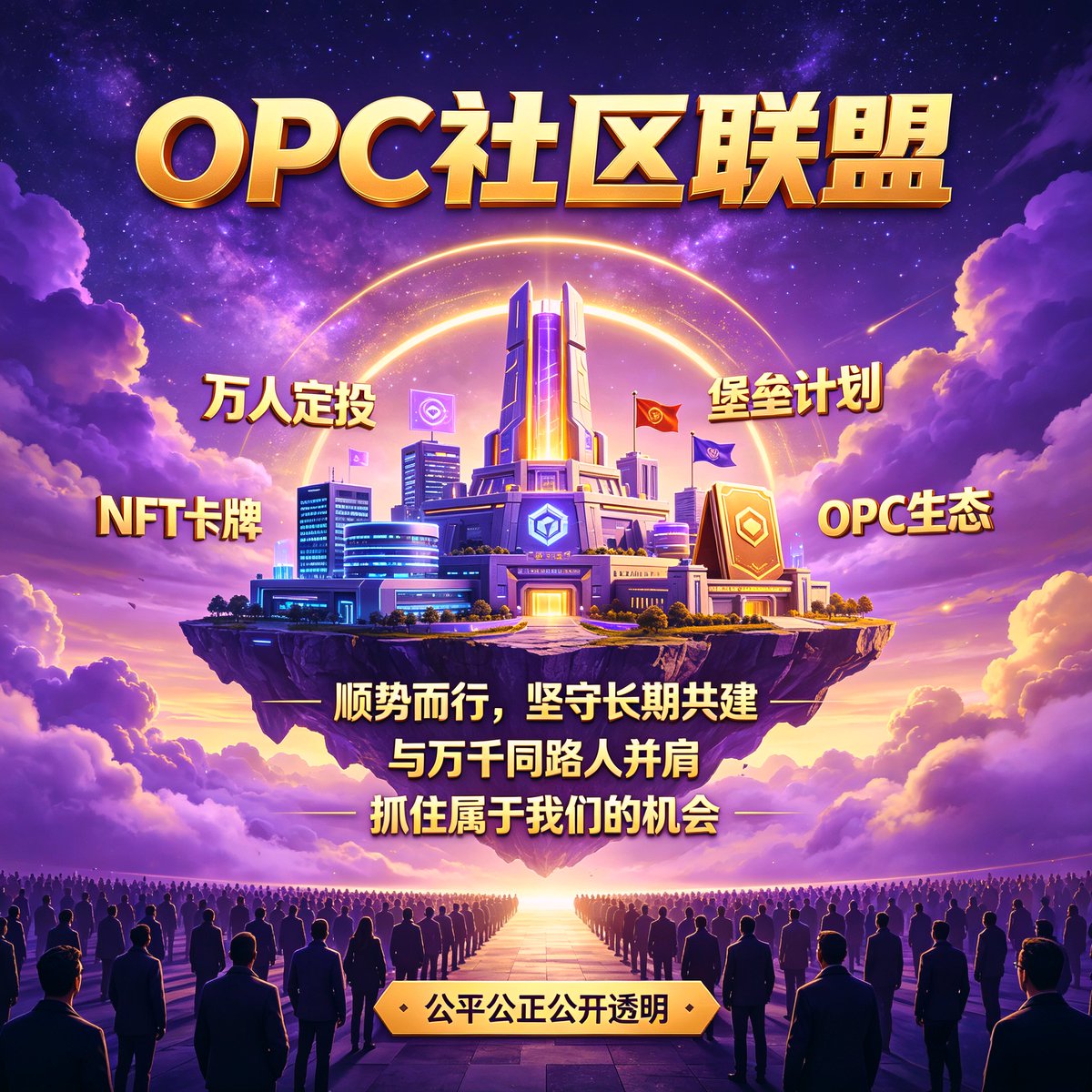 damei21's tweet photo. ✨OPC社区联盟
万人定投｜堡垒计划
NFT卡牌｜OPC生态
坚守长期共建，秉持公开透明
#OPC  #OPC社区联盟 https://t.co/JwLZASORre