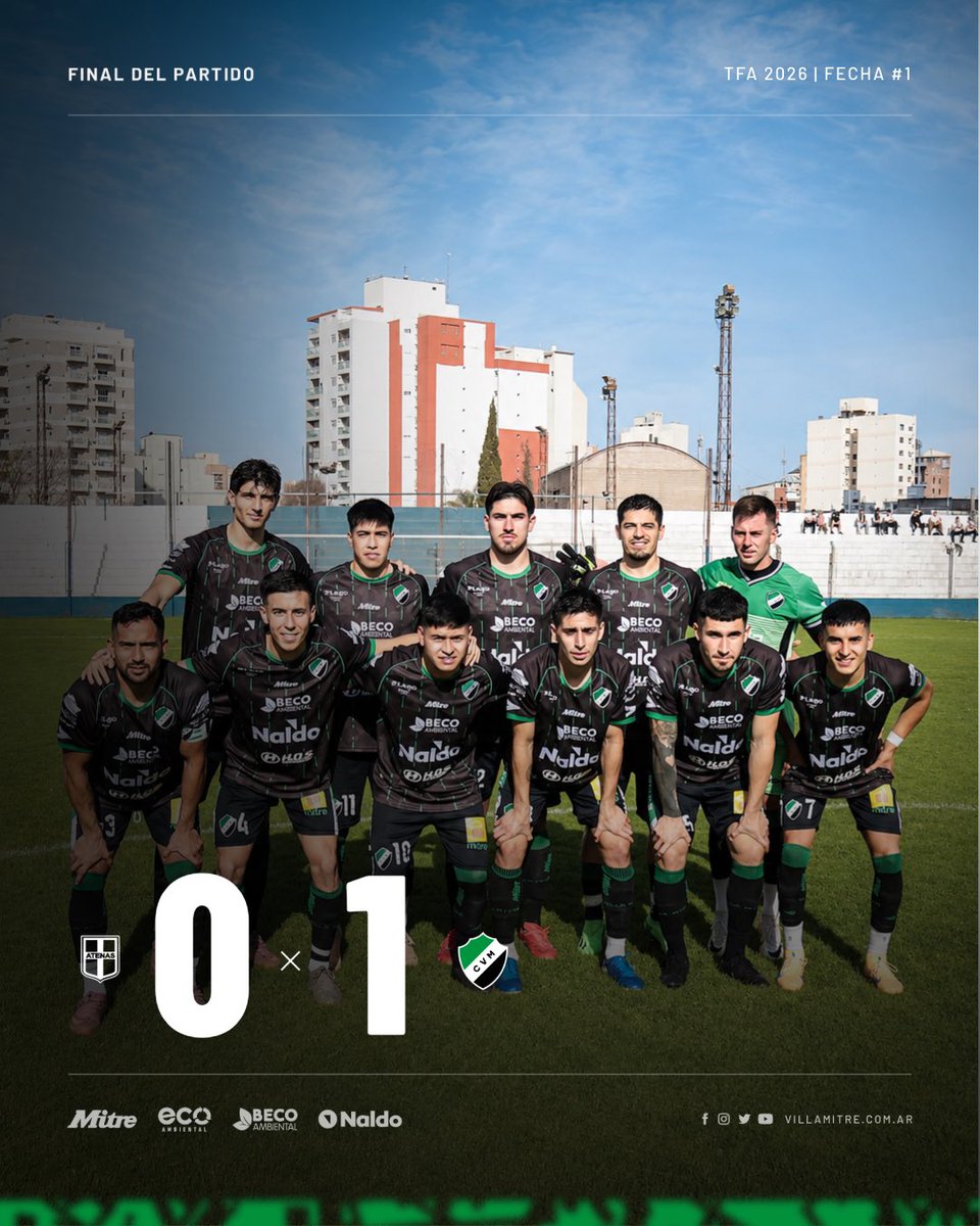 VillaMitreBB's tweet photo. #Fútbol | ⚽️#TFA

🔚 Final en Córdoba.

Fue victoria 1-0 ante Atenas con gol de Leonel Monti

💪🏼 ¡Vamos La Villa!

📸 Prensa Atenas

#ElClubDeLaCiudad🇦🇪 https://t.co/bTYVJ8wvjD