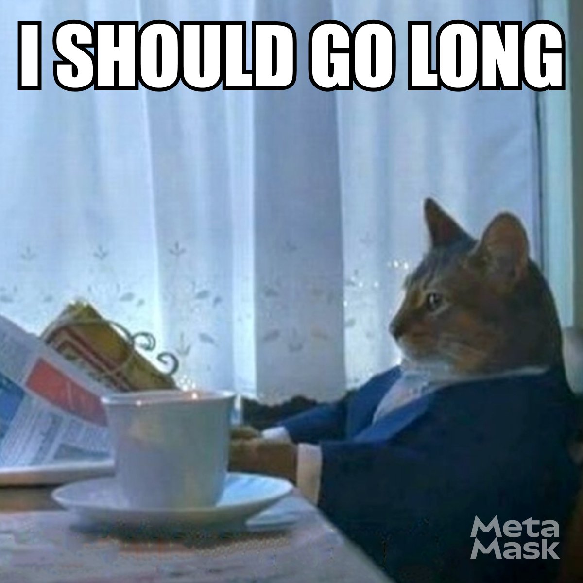 MetaMask's tweet photo. Go long or short on 150 tokens with up to 50x leverage.