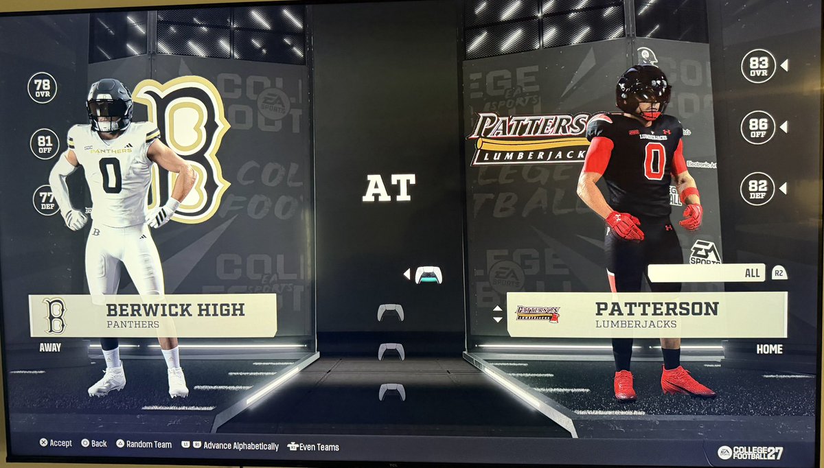 PHSJacksFB's tweet photo. College Football 27 Jackboys edition! 🔥🪓

Search username “whodatkev19” to download. #CFB27 https://t.co/AKA65eqFrR