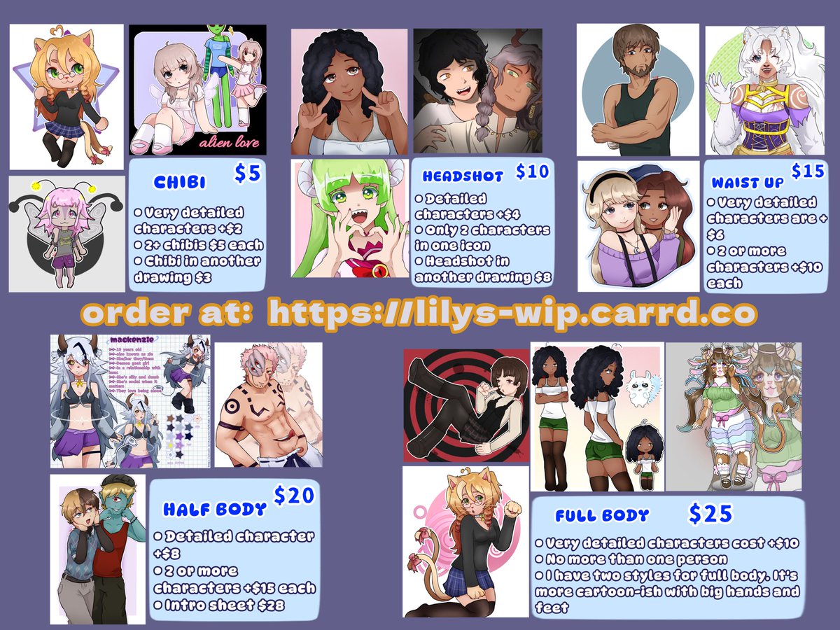 lilyiscute_2's tweet photo. ✧ Commissions open! :3 ✧
꒷︶꒷꒥꒷‧₊˚꒷︶꒷꒥꒷‧₊˚

Visit  https://t.co/7fy6pQ47RE to order and for more information 💗
Please read everything before ordering!

#commission #commissionsopen #art #comisiones #comisionesabiertas #drawingsㅤㅤ https://t.co/sXee0mr8W4
