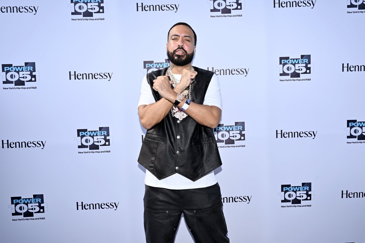 Power1051's tweet photo. Fresh off the arrival... French Montana in the spot 👀🔥 #AngiesBBQ @Hennessy https://t.co/TTMi7nhVAN