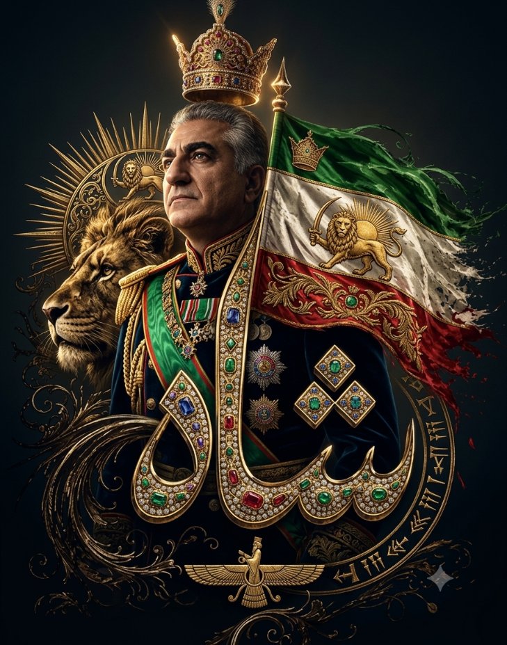 AradNikou's tweet photo. ای پهلوی، نامِ تو حک بر دل و جانِ ماست
عشقِ به میهن فقط، راه و ایمانِ ماست

#KingRezaPahlavi‌ https://t.co/TvG84Z6XYQ