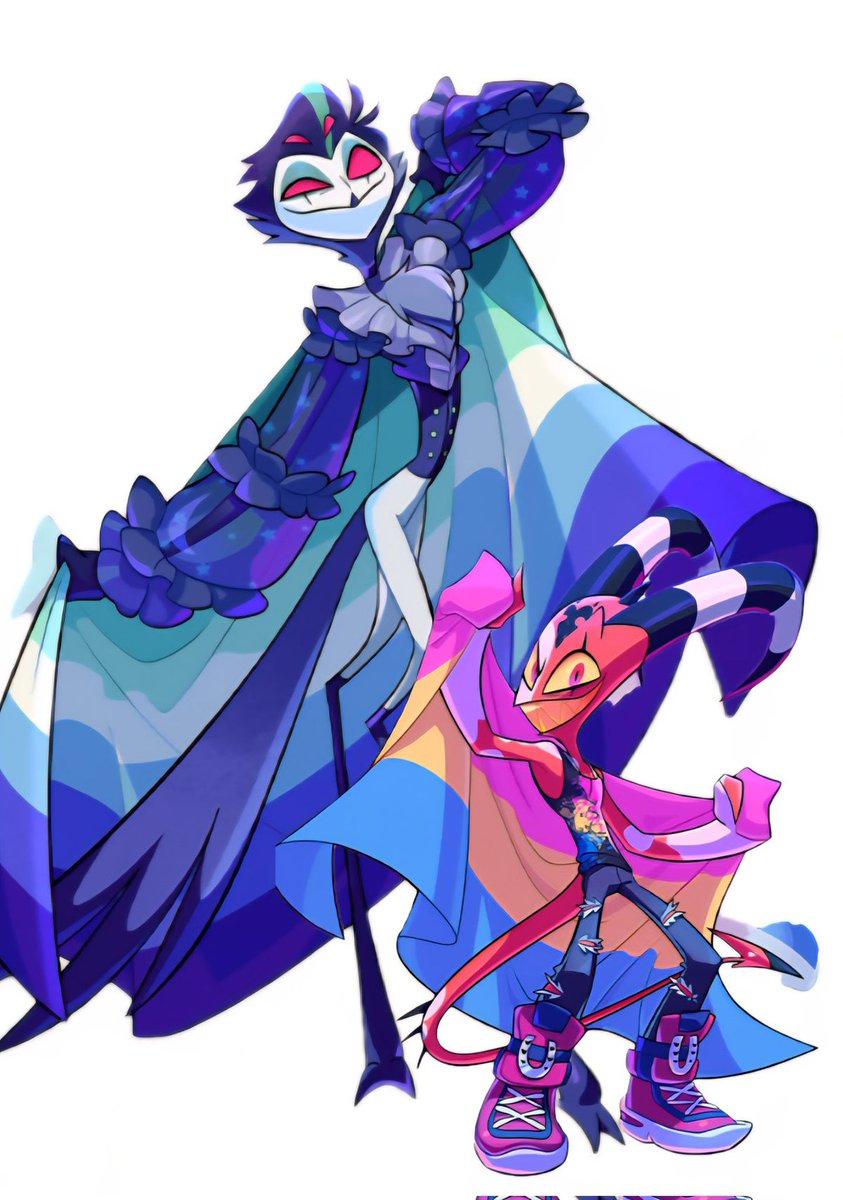 VelvettArts's tweet photo. Just wanted to share this Hellaverse piece I really enjoyed working on.
Blitzø or Stolas... who wins your vote?
#HelluvaBoss #Stolas #Blitzo #FanArt #DigitalArt https://t.co/8OvYvupSA1