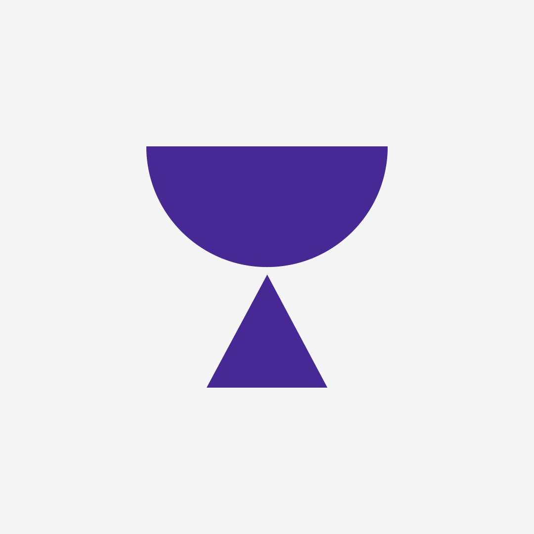 logomodernista's tweet photo. Chalice logo https://t.co/YM2B7d2cYK