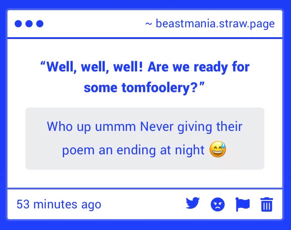 Beastrayal's tweet photo. #MEMEMEME I AM. THIS NIGHT IS NEVERNDING. I LOVE POEM https://t.co/YzDWGOqlAJ