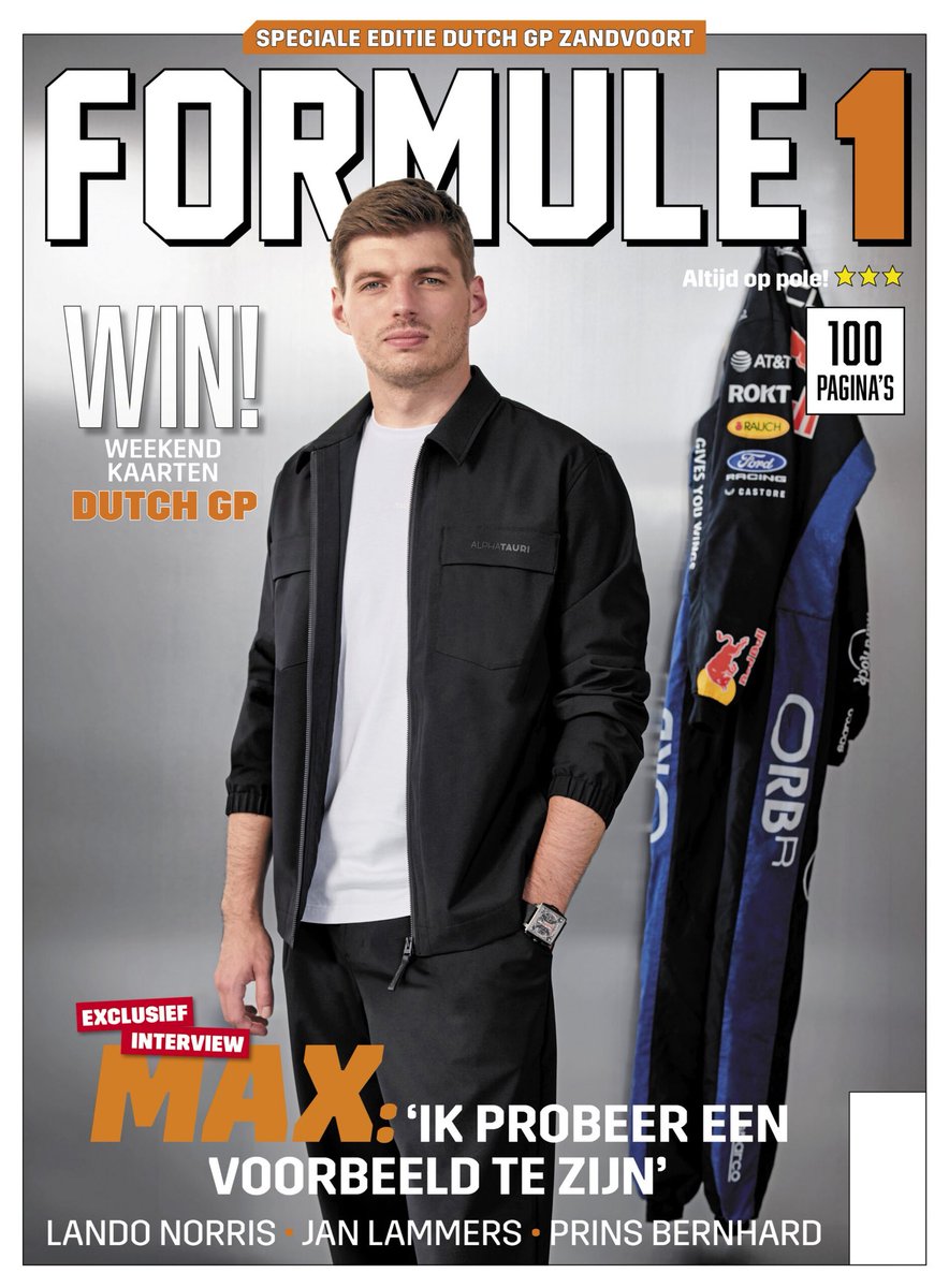 SCUDERIAFEMBOY's tweet photo. for the dutch gp, a new edition of a formula one magazine has dropped in the netherlands with max on the cover :)

(and an exclusive interview, of course) https://t.co/JgPhYzMdww