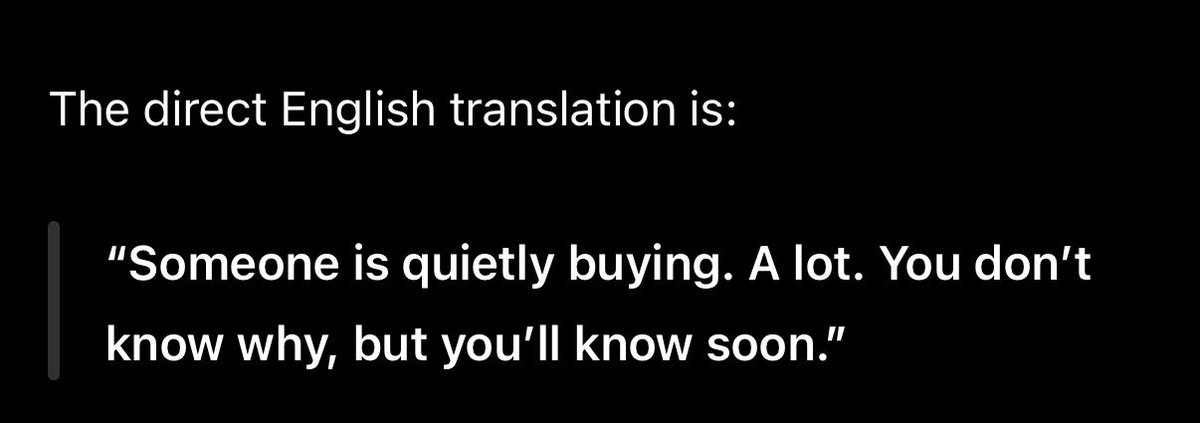 Marwanibb's tweet photo. This chinese $SP69 whale already bought 80k at a average entry of 2mil mc (currently 2.3mil)

He just said this in Chinese: 
“Someone is quietly buying. A lot. You don’t know why, but you’ll know soon.” https://t.co/qYtOsbQTXG