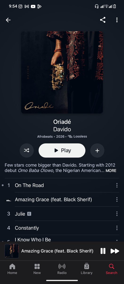 _MichGreat's tweet photo. #Oriadé by #davido is always hitting hard everytime I play it, omoh album is 🔥🔥🔥🔥 https://t.co/3wlkuyYBZg