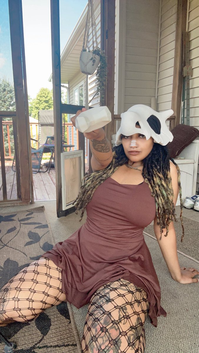 THRASHERBRAT's tweet photo. i wanna be the very best 

#cubone #blackcosplayer https://t.co/zevt32jpKB