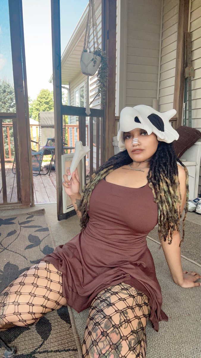 THRASHERBRAT's tweet photo. i wanna be the very best 

#cubone #blackcosplayer https://t.co/zevt32jpKB