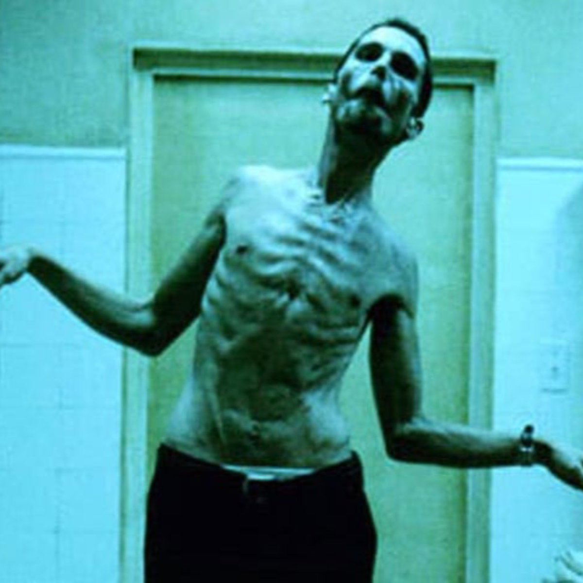 creepydotorg's tweet photo. When Christian Bale in The Machinist looks healthier than you do, it’s time to get help. https://t.co/raJrSEHKdI