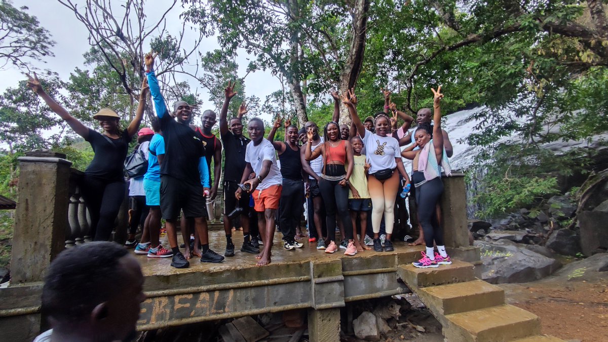 VisitSL's tweet photo. What an unforgettable morning on the trails to Mambo Waterfall yesterday! 🍃🥾🌊

A huge thank you to everyone who joined us and brought such amazing energy to our hike to Mambo. You made every step of the journey worthwhile! A special shoutout to all our first time hikers. You absolutely smashed it, and we hope this is the first of many adventures together.

Until the next trail, keep exploring and making memories. See you on the next hike! 💚🌿💦

#VSLTravel #MamboWaterfall #August2026 #MorningAdventure #NatureEscape #ExploreTogether #OutdoorLife #WeekendVibes #KeepHiking #SaloneX