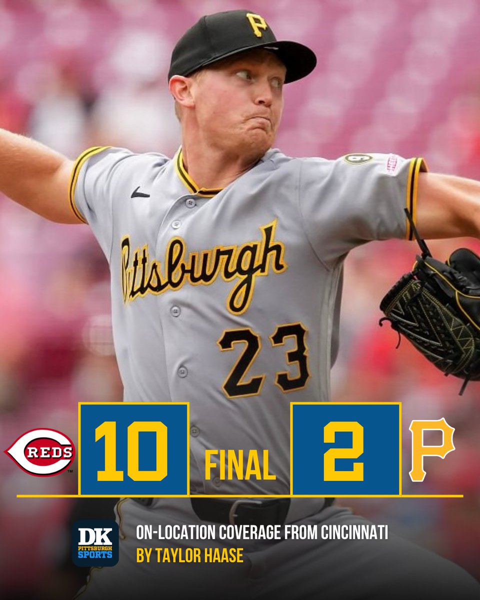 DKPghSports's tweet photo. Our all-original, always-on-location, FREE coverage by Taylor Haase in Cincinnati of Mitch Keller and the #Pirates being bombed out of Great American and losing three of four: https://t.co/wsGewRoVYs

#DKPS #MLB #PITvsCIN #LetsGoBucs #ATOBTTR https://t.co/JoDdehEHpg