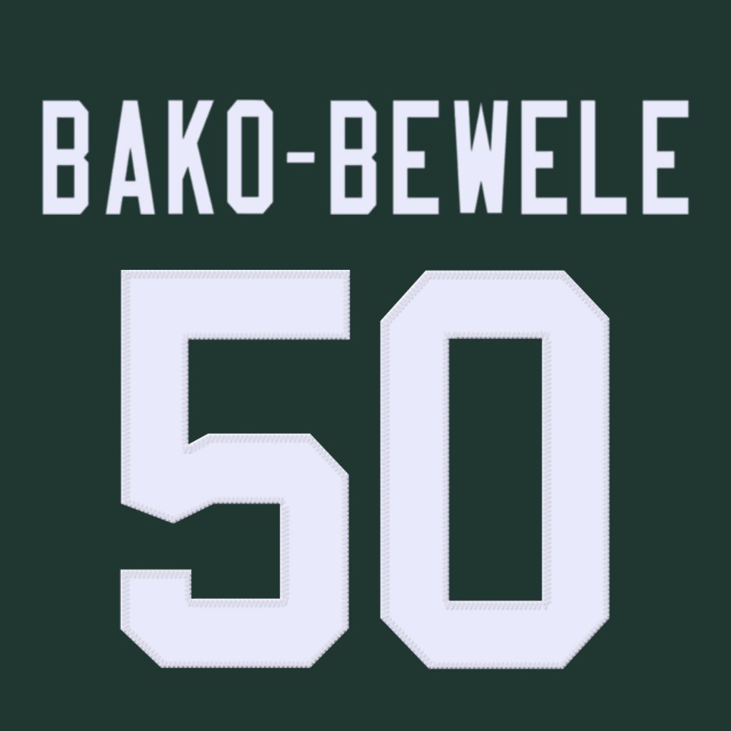 nfl_jersey_num's tweet photo. Green Bay Packers OL Zach Bako-Bewele (@zachtom5) has changed his name from Zach Tom. https://t.co/VqDUshsbqN