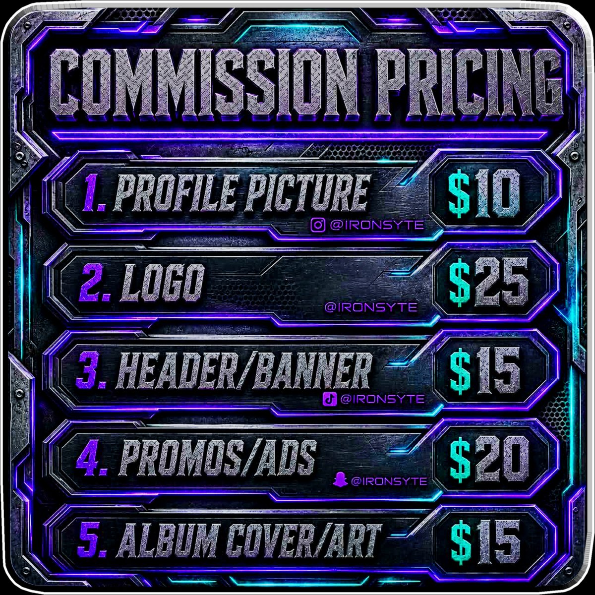 Ironsyte's tweet photo. ⭐️⭐️ !COMMISSIONS OPEN! ⭐️⭐️
Hey guys! Trying to raise some grocery/bill money! DM me with your requests! #commissionsopen #graphicart #graphicdesign #fundraising
1m https://t.co/owp9gJ1u0v