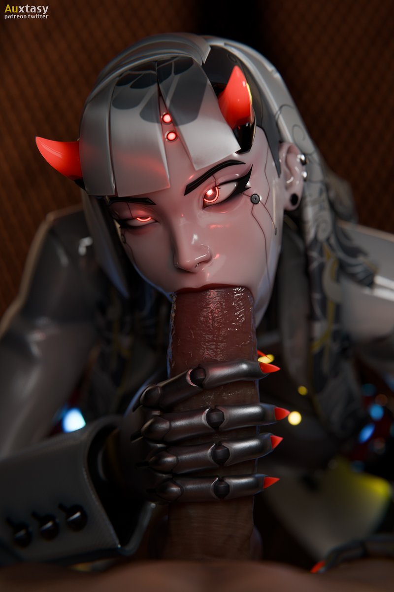 Auxtasy's tweet photo. Shion tries meat for the first time
I think she likes it...

Full set (10 images) is available on my support pages (links in bio)

Models by @dzooworks @Madruga3D
#Shion #Overwatch #rule34 https://t.co/796tfHEEAj
