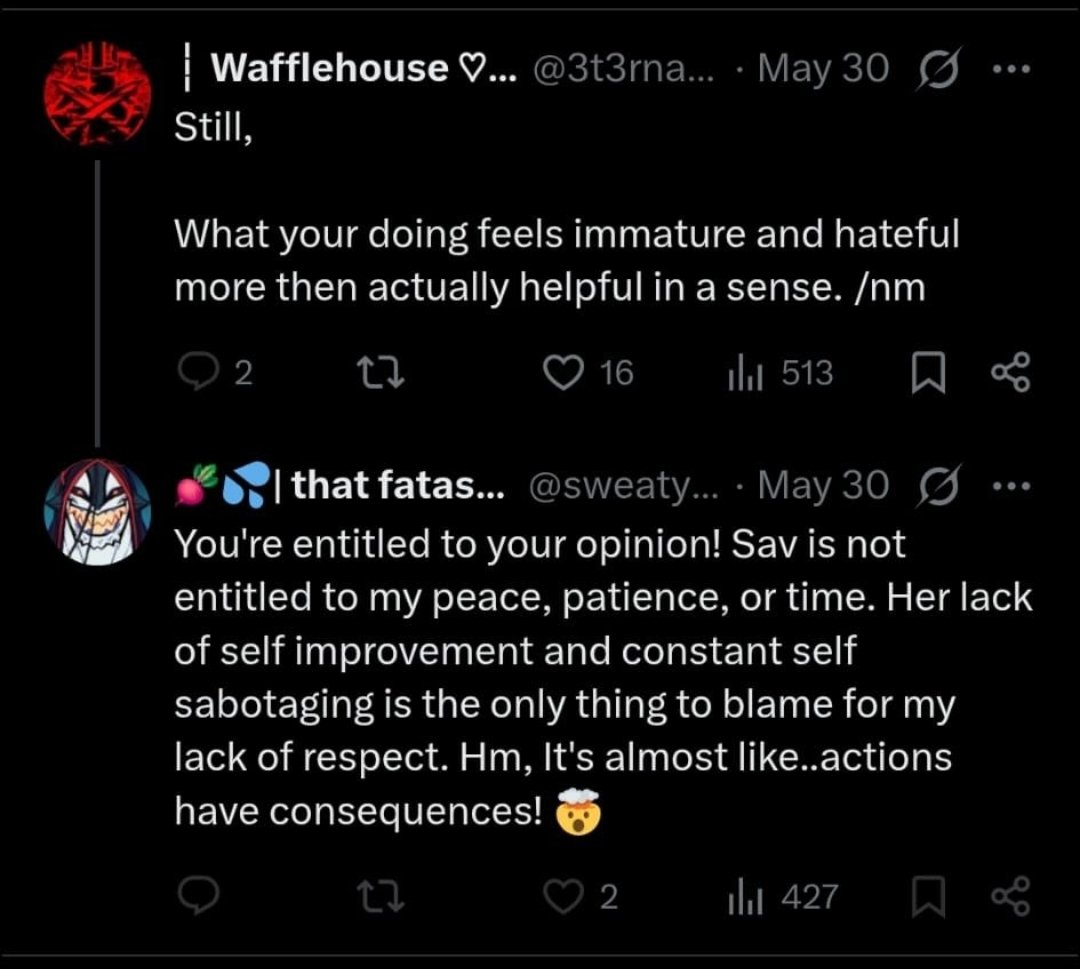 SGolum91877's tweet photo. HARRASMENT!

using your followers to shut down a minor.

This man has done it ALL!

Turnip,
Someone who uses his followers to slience and blackmail.

Or even straight harrasing @savella_silver because of wanting to "pirate" The backrooms movie.

This man is a child in male cloth. https://t.co/LIVclElCpi
