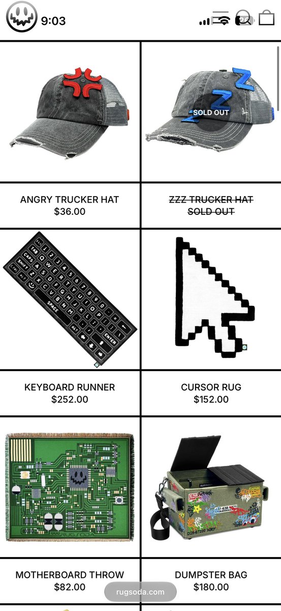 nellaf's tweet photo. new rugs and restocks -> https://t.co/liaKQzTGJW https://t.co/yfZncBpZXD