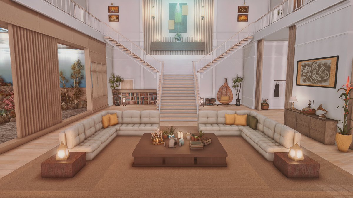 iBrightDancer's tweet photo. This commission was very enjoyable, and definitely a challenge, using both full floors of a large, even with the item increase! A peaceful where Scandinavian warmth meets Japanese minimalism.
#FF14 #FF14ハウジング #HousingEden #ffhousing #ff14housing https://t.co/rwipFKFOkA