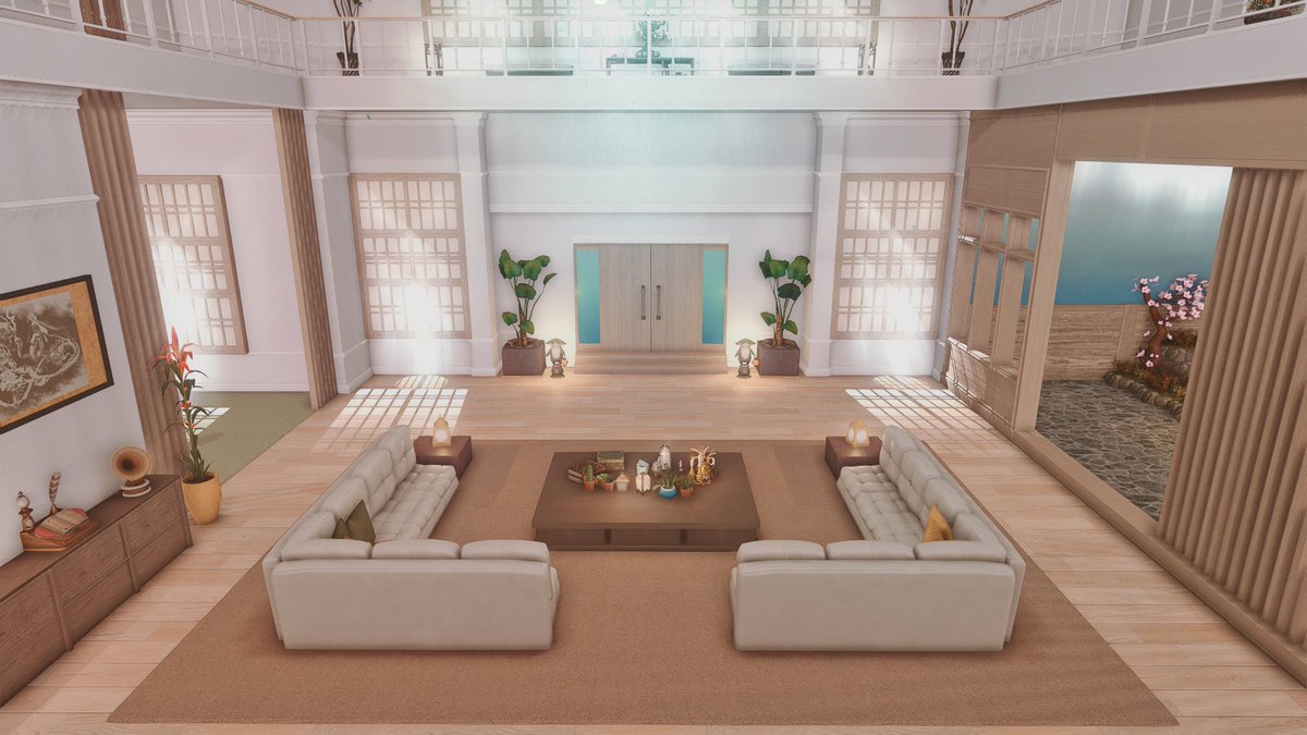 iBrightDancer's tweet photo. This commission was very enjoyable, and definitely a challenge, using both full floors of a large, even with the item increase! A peaceful where Scandinavian warmth meets Japanese minimalism.
#FF14 #FF14ハウジング #HousingEden #ffhousing #ff14housing https://t.co/rwipFKFOkA