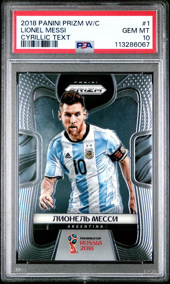 TroveBigPulls's tweet photo. 💥 Epic Pull 💥

LIONEL MESSI #1 | 2018 PANINI PRIZM WORLD CUP

Value: $14,324
Pack: Soccer Apex ($2500)

https://t.co/O4MBRD6hHw https://t.co/407pDhe04d