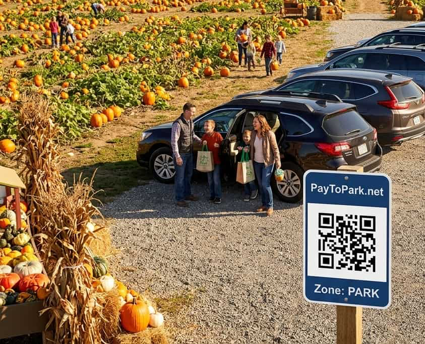 BloopbertBase's tweet photo. If you are the organizer of a pumpkin patch or other events and get just 100 cars per day, this can make you another $1000/day! 🎃🚗

Learn how to maximize your farm's revenue: https://t.co/vDNGkaVTXS

#PumpkinPatch  #FarmLife #EventManagement #ParkingRevenue #FallEvents https://t.co/NIFRAtUDCL