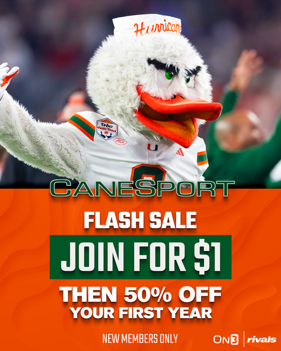 EJHollandOn3's tweet photo. Flash Sale Reminder 🚨🚨🚨 

Miami has landed four five-stars and is working on more behind the scenes. Plus, new RPM picks are on the horizon. 🔥🔥🔥 

Now is the perfect time to get exclusive insider recruiting intel for just $1. Sign up today #GoCanes. https://t.co/xc5qsjZUrw https://t.co/MtNSUWbOQk