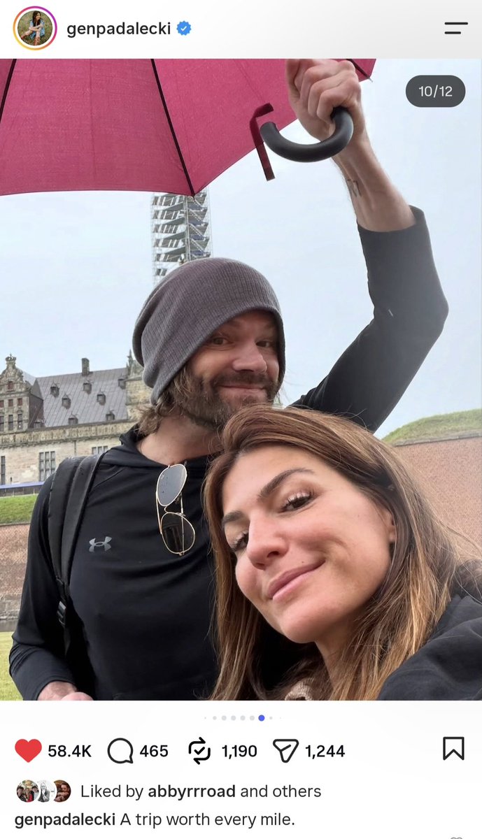 FangasmSPN's tweet photo. Jared and Gen being adorable on vacation ❤️ https://t.co/X0CAsnugmG