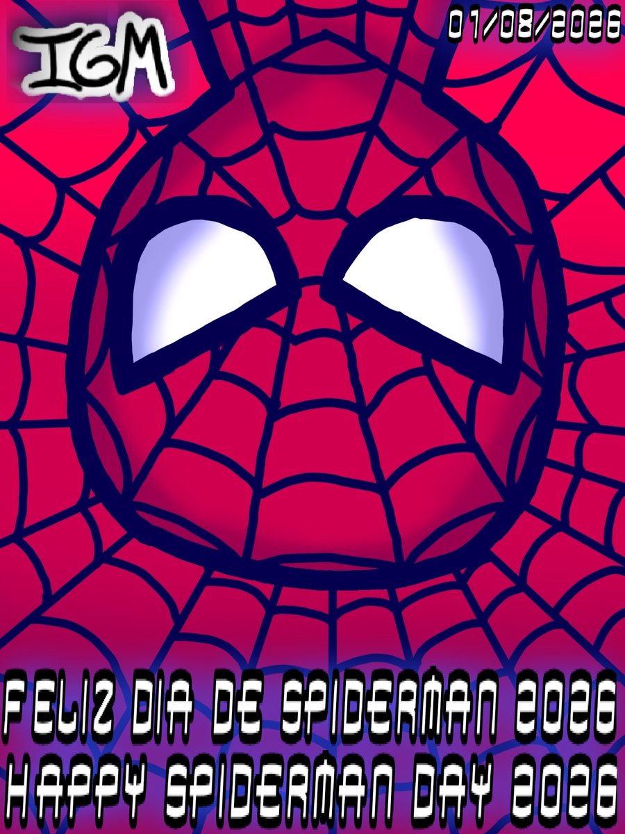 sandraluci38378's tweet photo. Feliz Dia de Spiderman 2026 tardío para todos. #Spiderman #Fanart #Character #Childhood #OnThisDay #Belated #1960s #64THAnnivrrsary #Iconic #Heroes #MyArt #Artwork #DigitalArt #Drawing #Appreciation #Classic #Franchise #DrawingDigital #DiaDeSpiderman #SpidermanDay #Marvel https://t.co/3mxixK8CYL