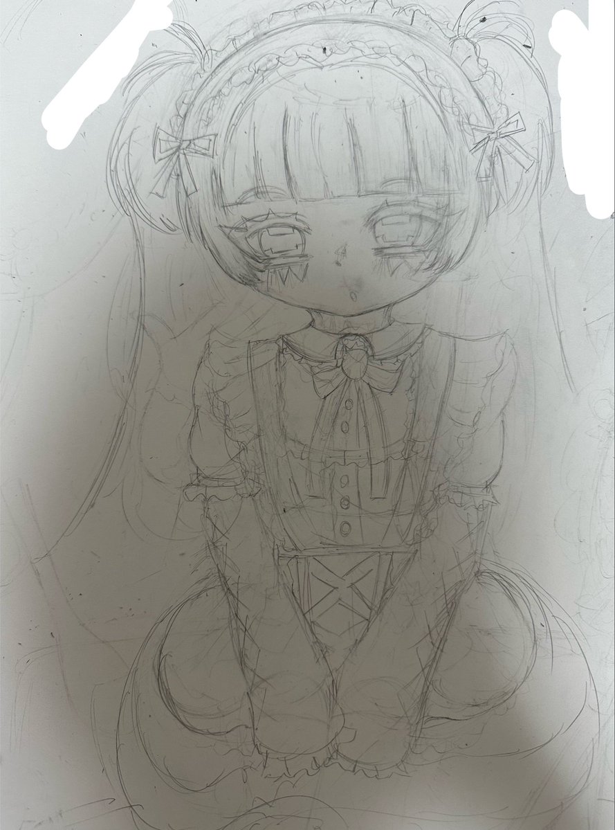 Kanonosann's tweet photo. ごめんなさい消しかすがおおい https://t.co/Omp8K4Reuq