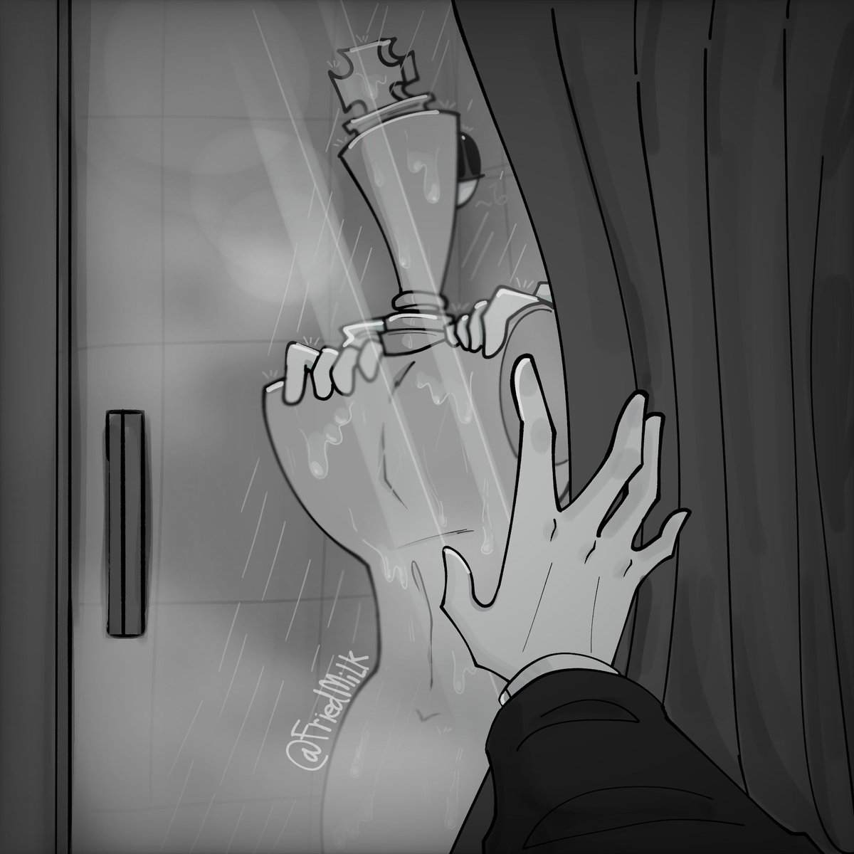 Kingersbooty's tweet photo. Here's a clear look of the art from my another noir royalteeth video I just posted and oh.....that too ig #royalteeth #artwork #tadc https://t.co/GaQrqavbyp