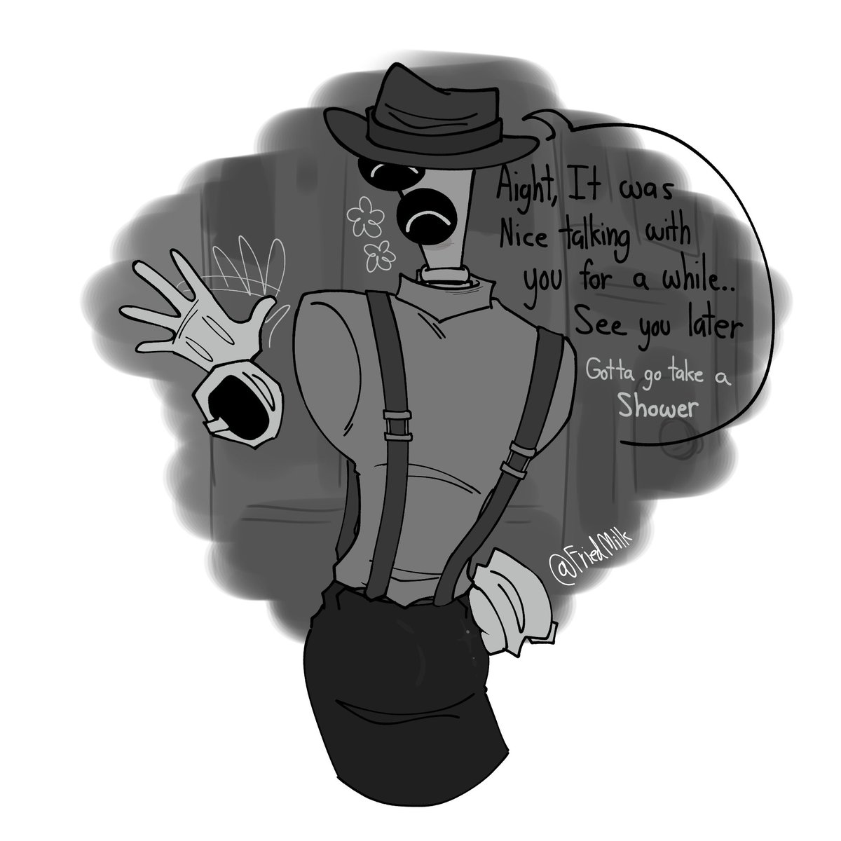 Kingersbooty's tweet photo. Here's a clear look of the art from my another noir royalteeth video I just posted and oh.....that too ig #royalteeth #artwork #tadc https://t.co/GaQrqavbyp