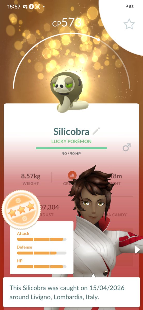 KosiorDontTryMe's tweet photo. Finally got the Silicobra dex entry from local trade with a friend that happened to be on holidays in the right spot during its release. Even ended up being lucky on random trade! https://t.co/4MHB6QRRSz